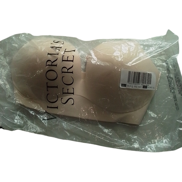 NEW Victoria's Secret Ivory Wireless Push Up Bra 34DDD - Picture 9 of 16